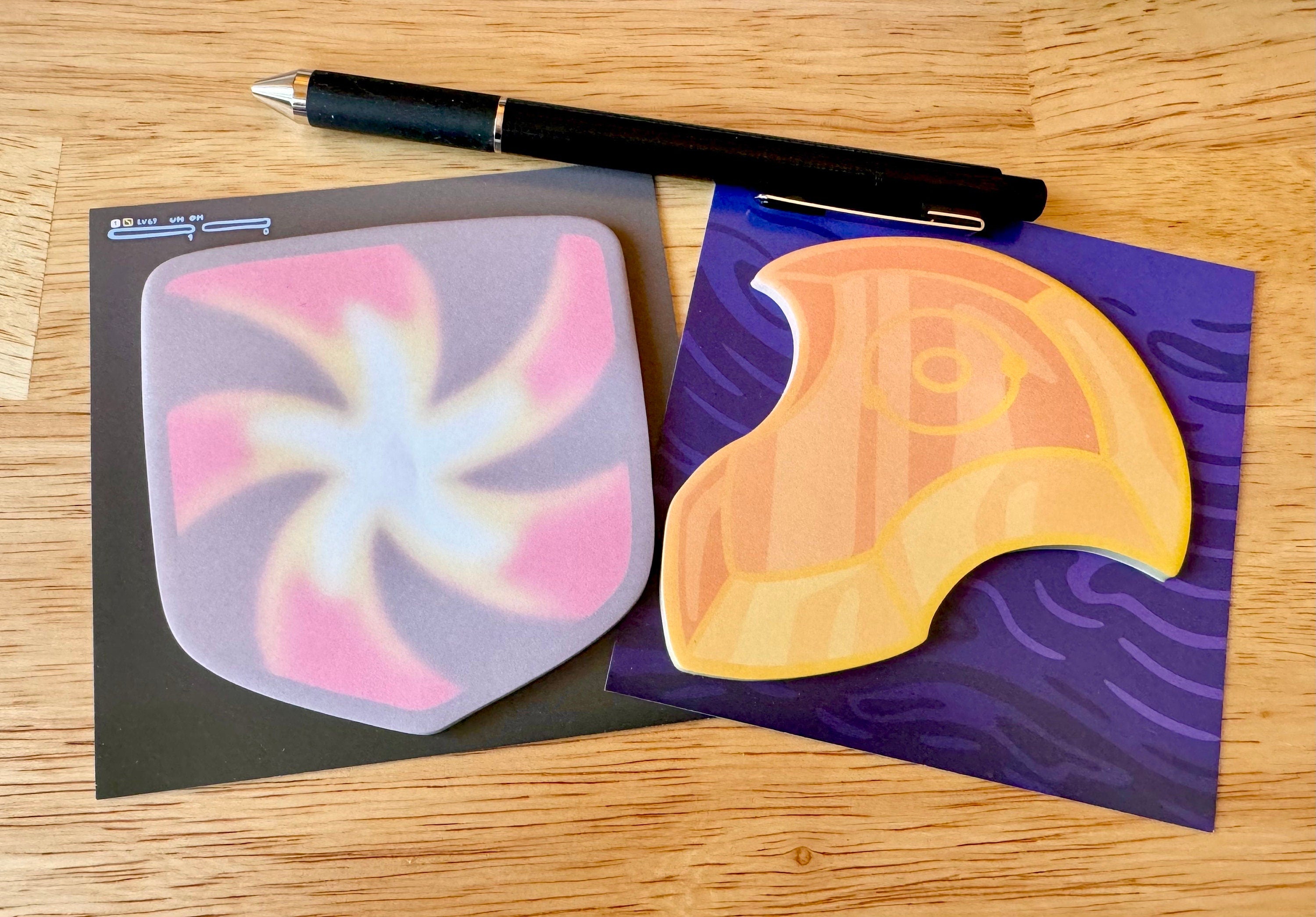 FFXIV Shaped Sticky Notes