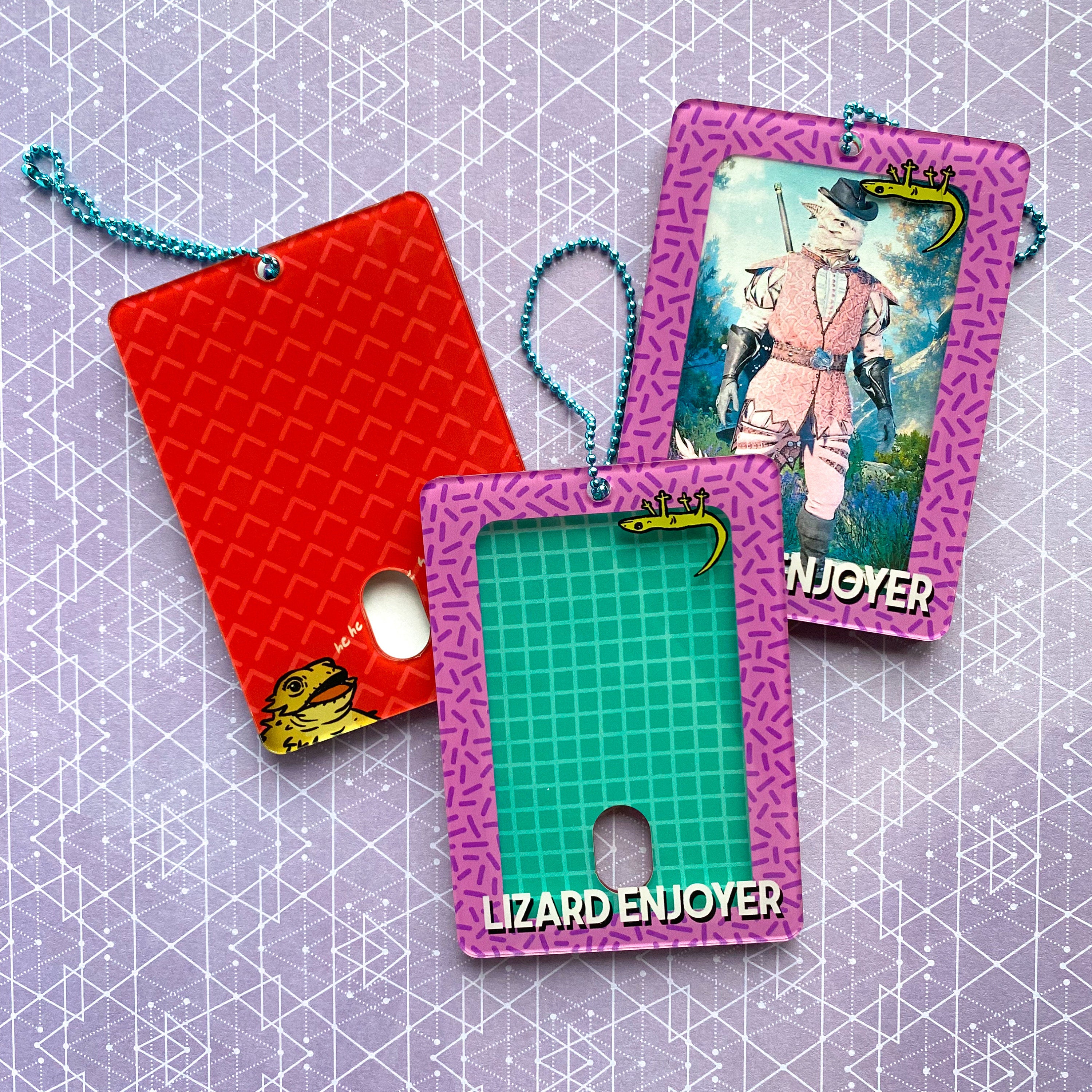 Lizard Enjoyer Photocard Holder