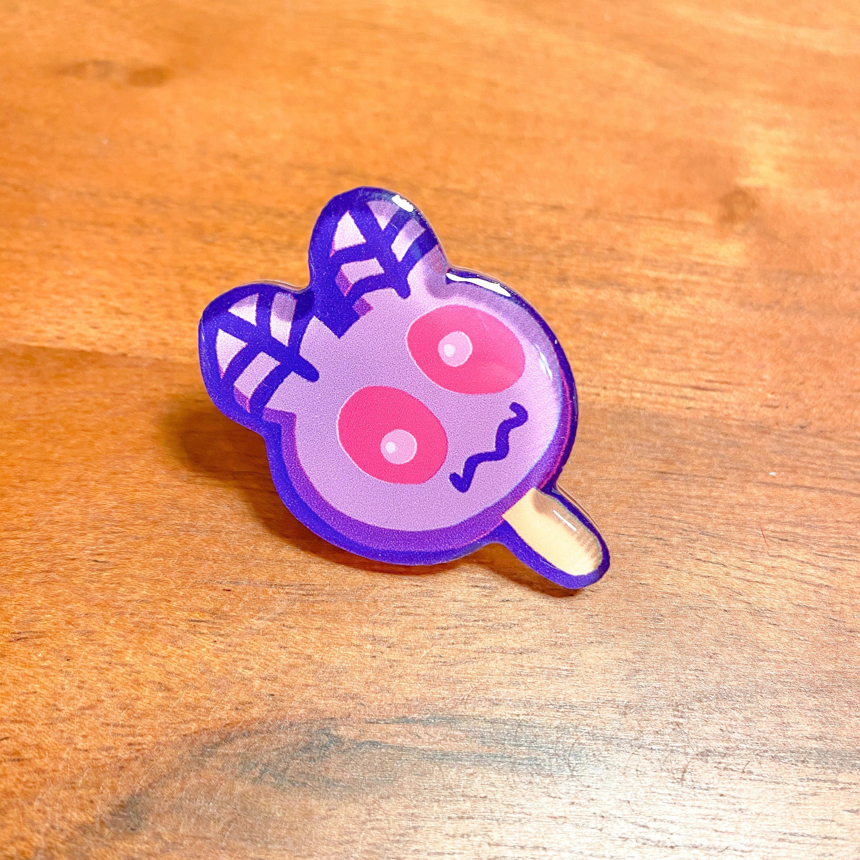 Cryptid Ice Cream Pins