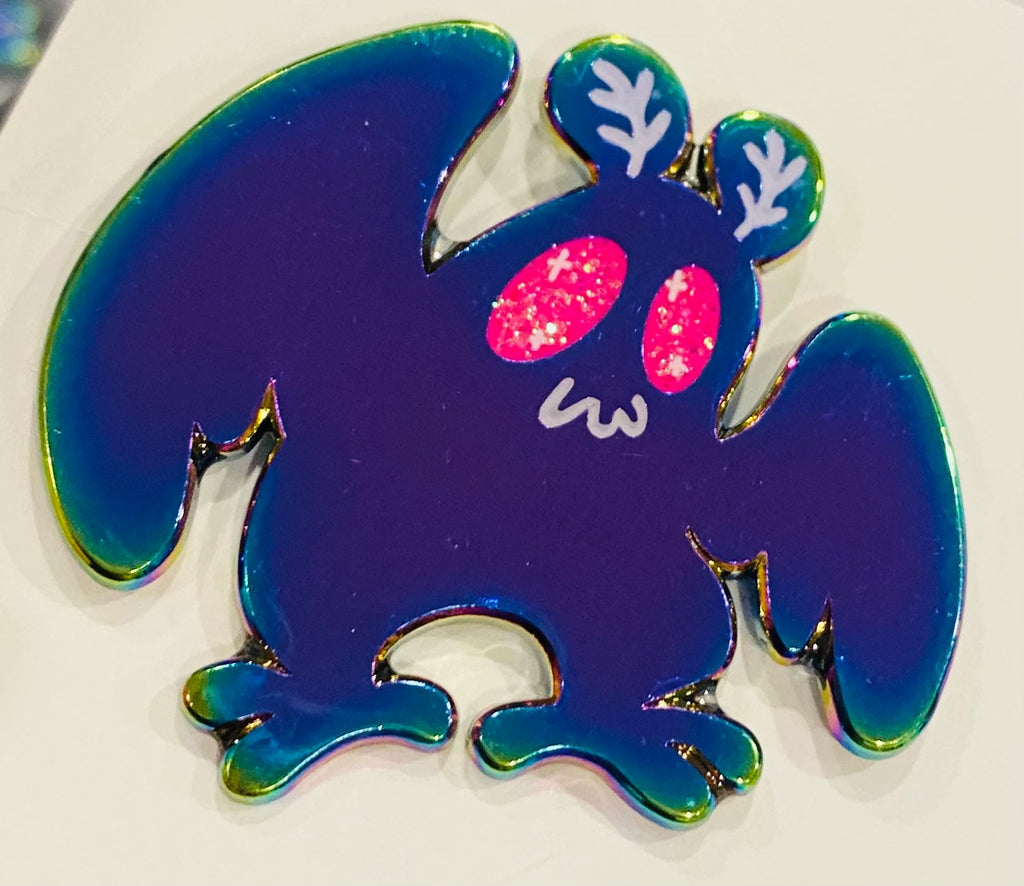 Mothman Rainbow Metal Enamel Pin [B GRADE]