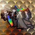 Ancient Heart Hands Holo Stickers
