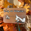 Fresno Nightcrawler Keep on Crawlin’ Clear Stickers