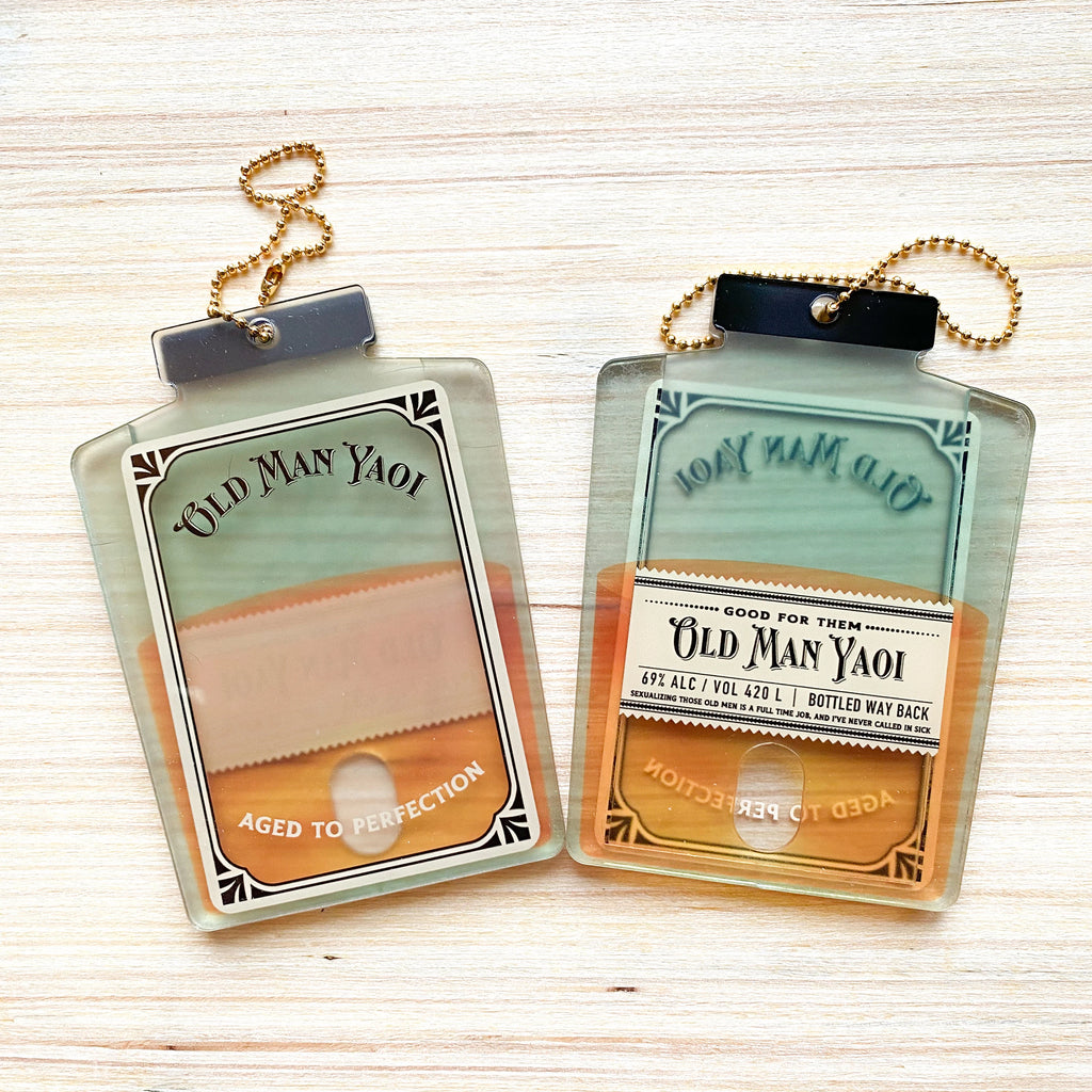 Old Man Yaoi Photocard Charm