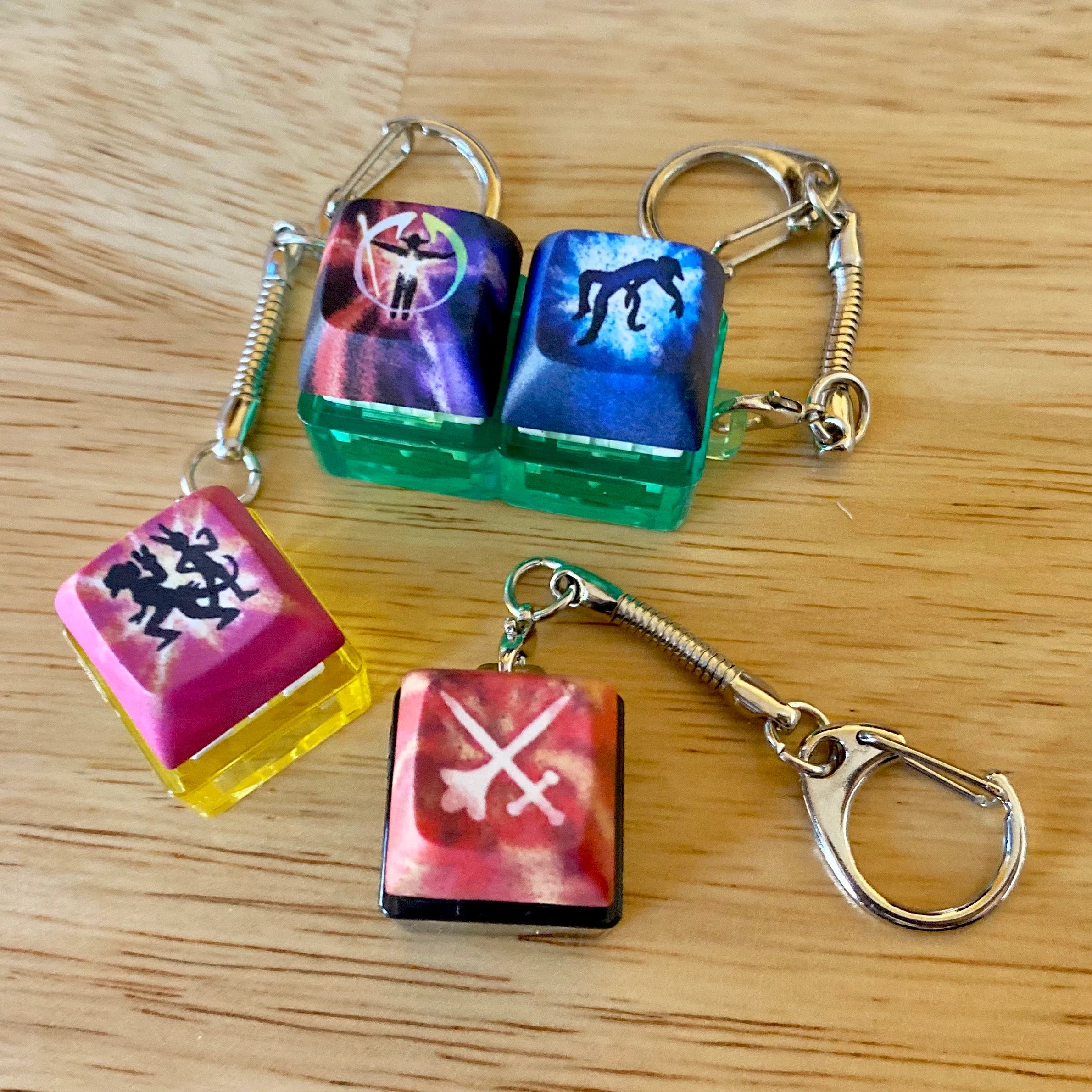 FFXIV Keycap Fidget Keychains`